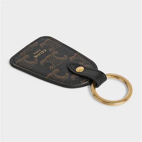 celine canvas key holder